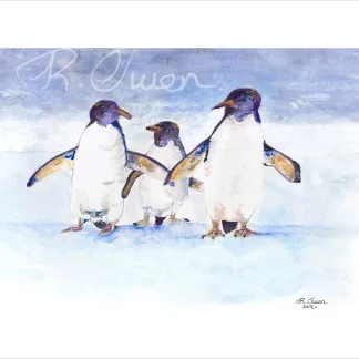 Mum, Dad & Baby in the Middle by Welsh artist Rhian Owen