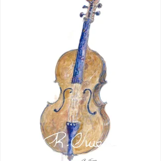 Cello by Welsh artist Rhian Owen